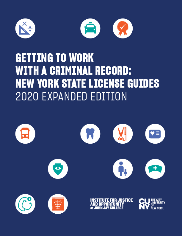 Getting to Work with a Criminal Record: New York State License Guides